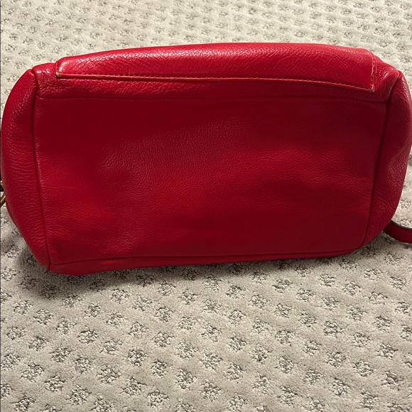 Marc By Marc Jacobs Red Satchel with Gold Accents - Picture 9 of 9